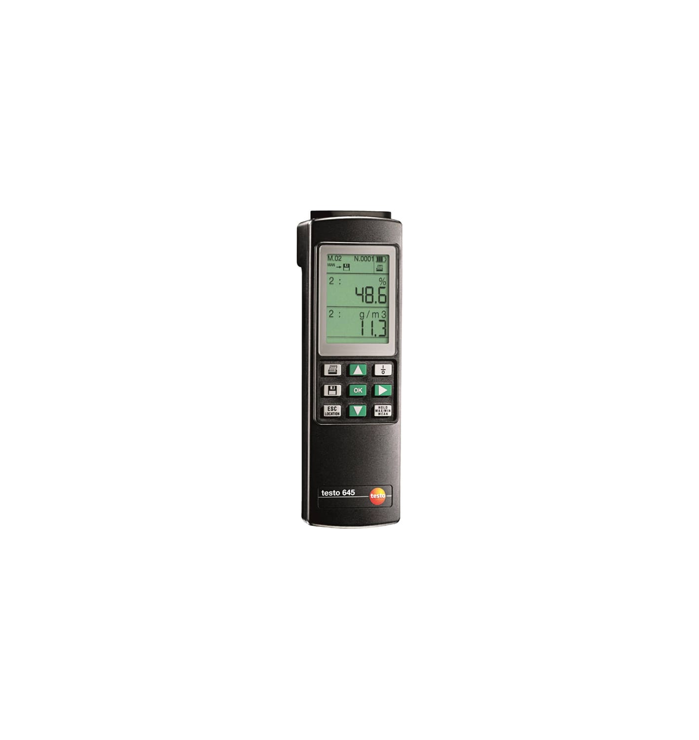 testo 645 - Humidity/temperature measuring instrument